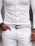 Versatile Simple Knit Button Shirt