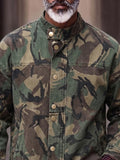 Utility Stand Collar Camouflage Jacket