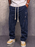 Elevated Casual Button Detail Suede Pants
