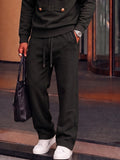 Military Inspired Turtleneck Pullover and Pants Set
