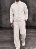 Comfortable Minimalist Stand Collar Matching Set