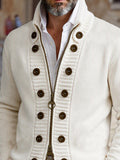 Comfy Two-way Zipper High Collar Cardigan