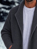 Modern Relaxed Frayed-Edge Hem Cardigan
