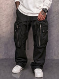 Casual Straight Leg Multi-Pockets Cargo Pants