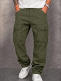 Casual 100% Cotton Wide-Leg Pants