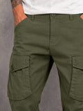 Casual 100% Cotton Wide-Leg Pants