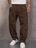 Utility Multi-Pocket Wide Leg Cargo Pants
