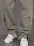 Utility Multi-Pocket Wide Leg Cargo Pants
