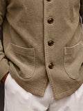 Retro Workwear Raglan Sleeve Corduroy Jacket