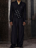 Fashion Structured Short Blazer Pants Set