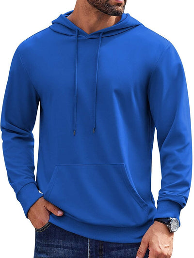 Casual Classic Versatile Hoodie (US Only) Hoodies coofandy Blue S 