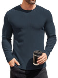 Classic Versatile Slim Fit Sweater (US Only) Sweater coofandy Navy Blue S 