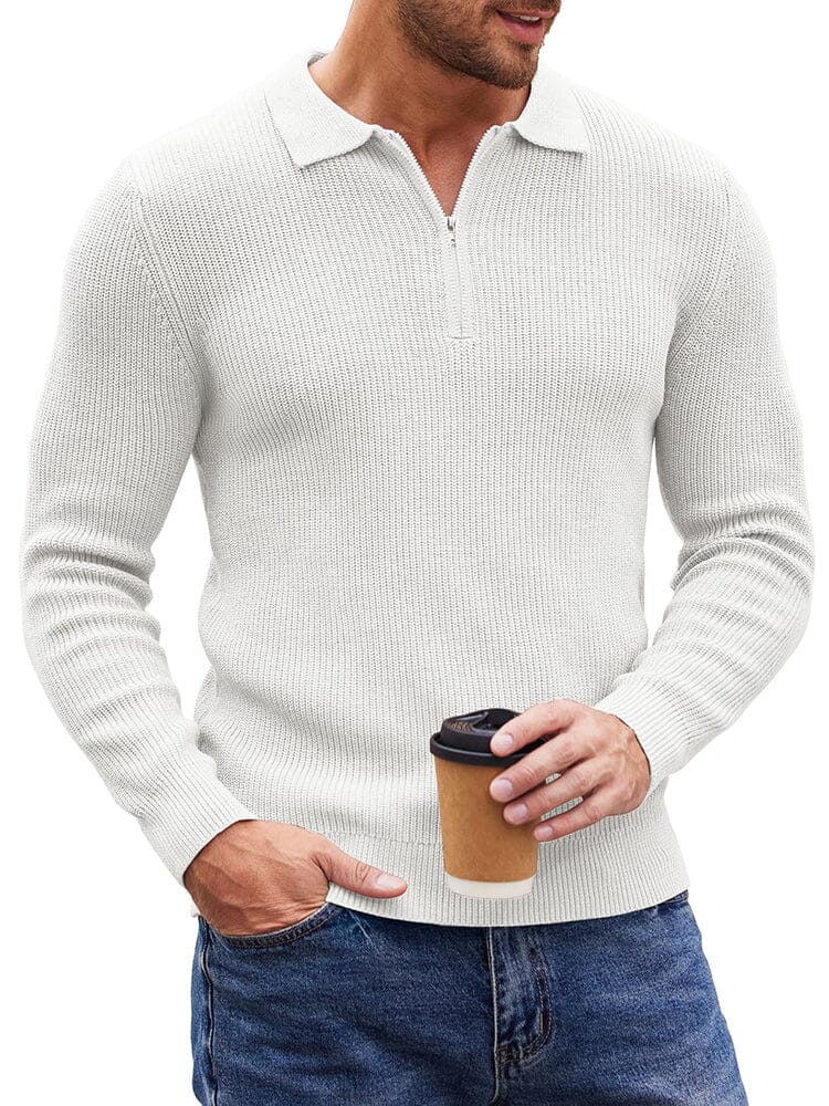 Classic Quarter Zip Knit Polo (US Only)