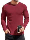 Classic Versatile Slim Fit Sweater (US Only) Sweater coofandy Wine Red S 