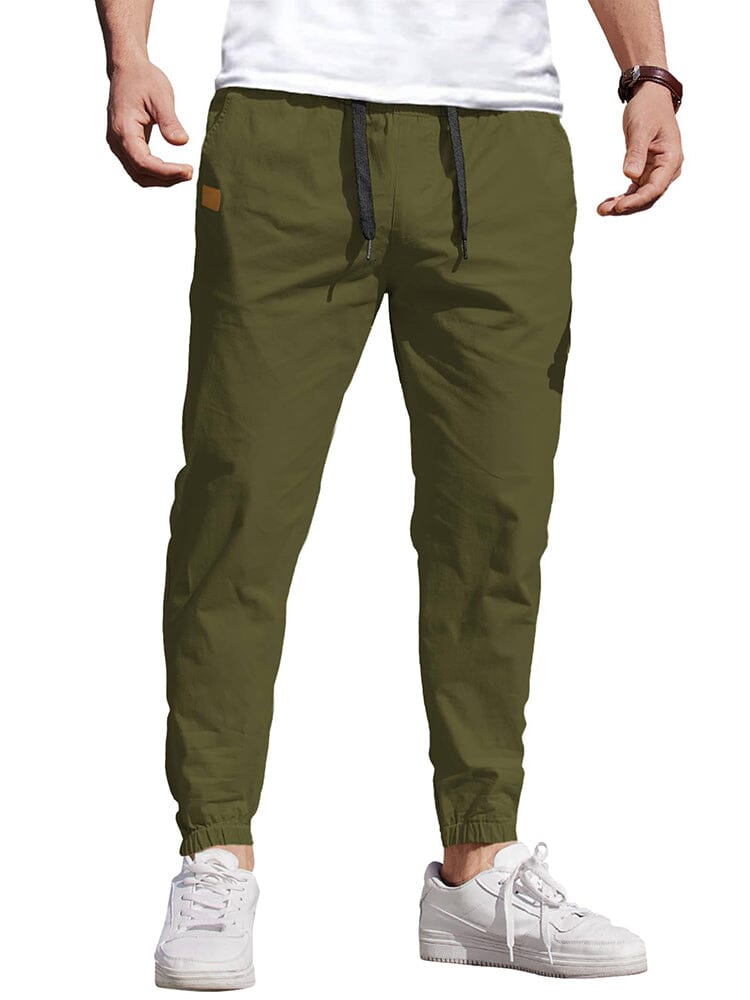 Casual Cargo Jogger Pants (US Only) Pants coofandy Army Green S 