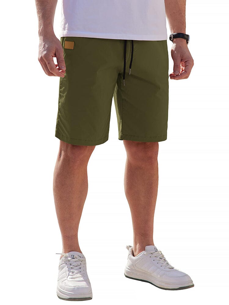 Classic Leisure Stretchy Shorts (US Only) Shorts coofandy Army Green 32 