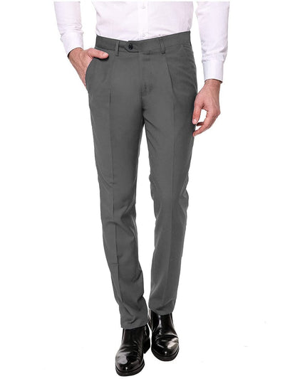Classic Fit Dress Pants (US Only) Pants coofandy Grey 30W28L 