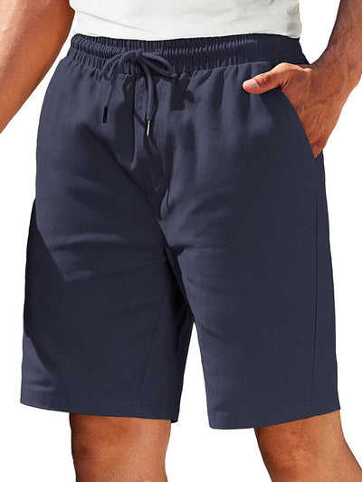 Classic Athleisure Comfy Shorts (US Only) Shorts coofandy Navy Blue S 