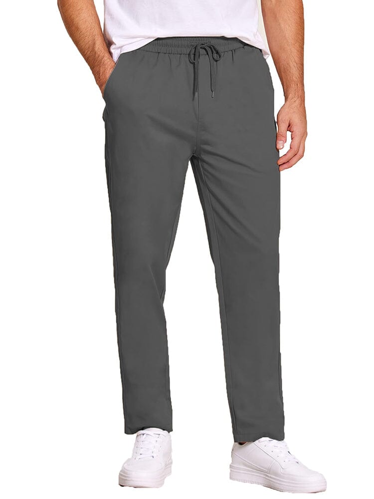 Classic Simple Relaxed Pants (US Local) Pants coofandy Dark Grey S 