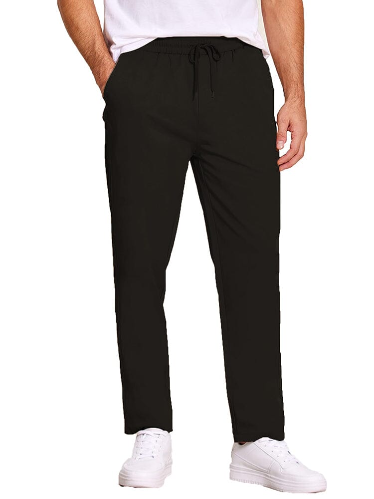 Classic Simple Relaxed Pants (US Local) Pants coofandy Black S 