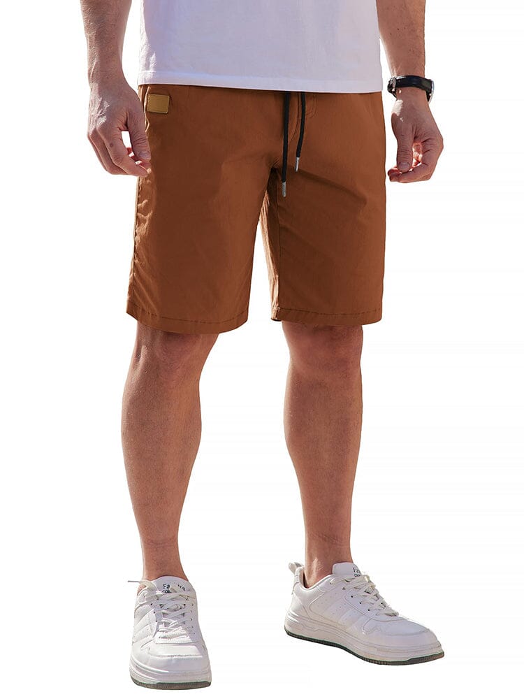 Classic Leisure Stretchy Shorts (US Only) Shorts coofandy Dark Brown 32 