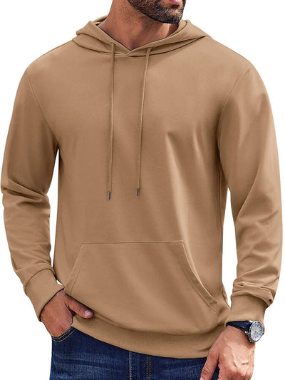 Casual Classic Versatile Hoodie (US Only) Hoodies coofandy Khaki S 