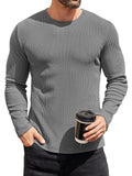 Classic Versatile Slim Fit Sweater (US Only) Sweater coofandy Grey S 