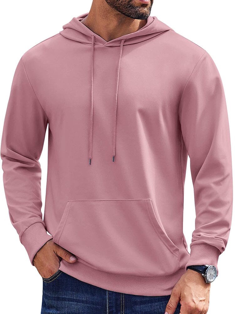 Casual Classic Versatile Hoodie (US Only) Hoodies coofandy Pink S 