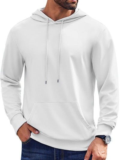 Casual Classic Versatile Hoodie (US Only) Hoodies coofandy White S 