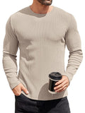 Classic Versatile Slim Fit Sweater (US Only) Sweater coofandy Light Khaki S 