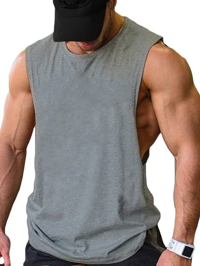 Leisure Workout Muscle Tank Top (US Only) coofandy Grey S 