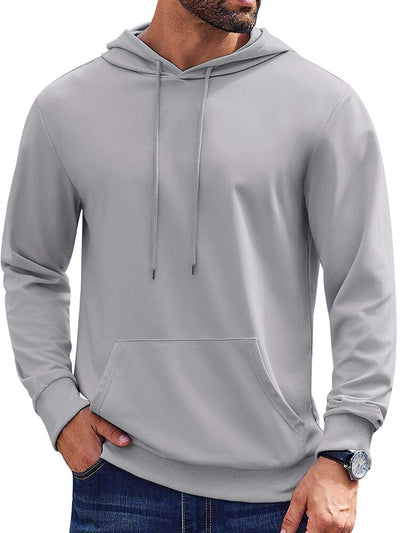 Casual Classic Versatile Hoodie (US Only) Hoodies coofandy Light Grey S 