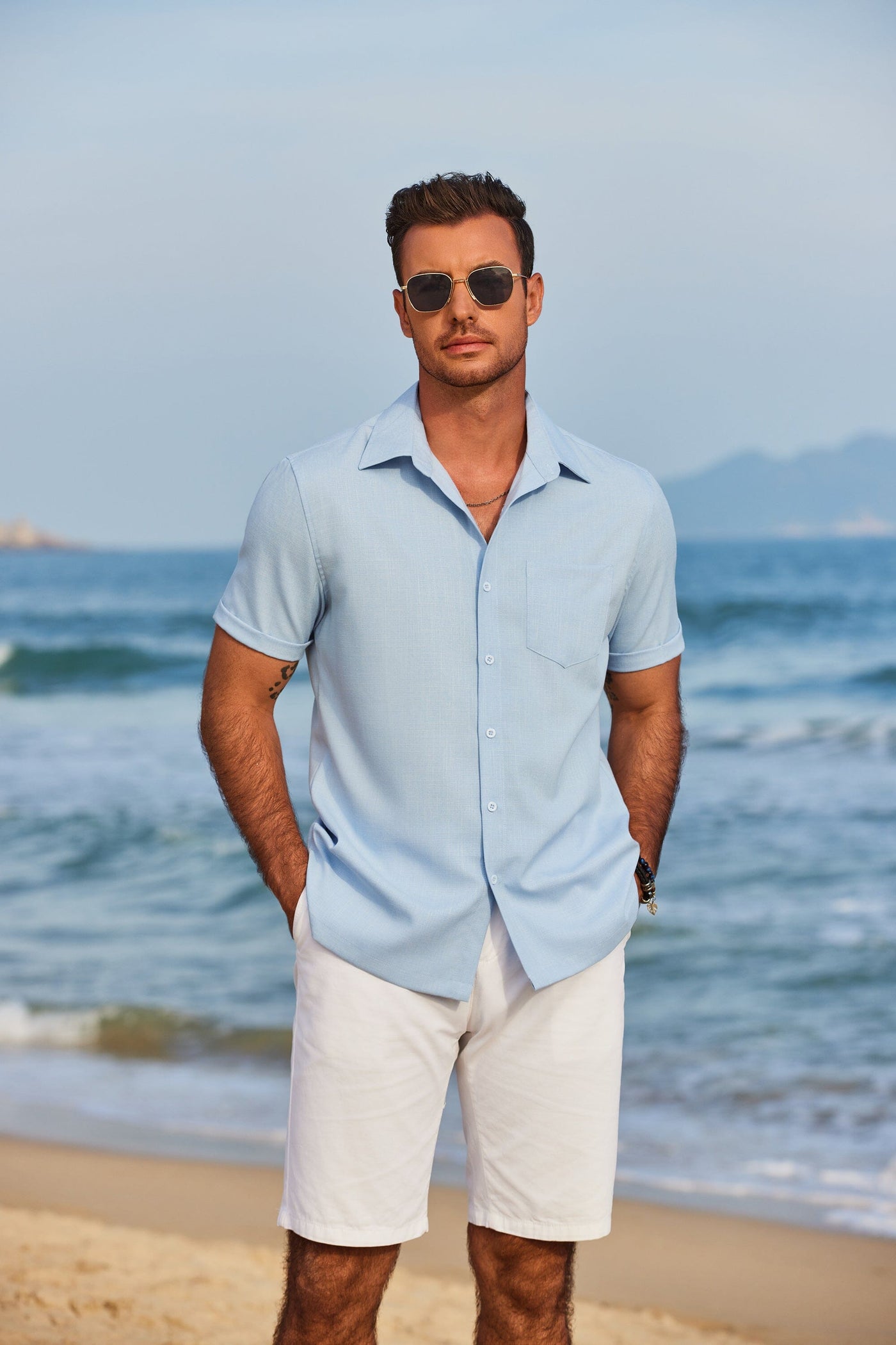 Casual Summer Beach Shirt (US Only) Shirts coofandy 