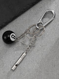 Goth Table Ball Pendant Keyring Bag Jeans Chain