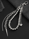 Essential Beads Rivet Wallet Chain Keychain Jeans Charm