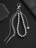 Essential Beads Rivet Wallet Chain Keychain Jeans Charm