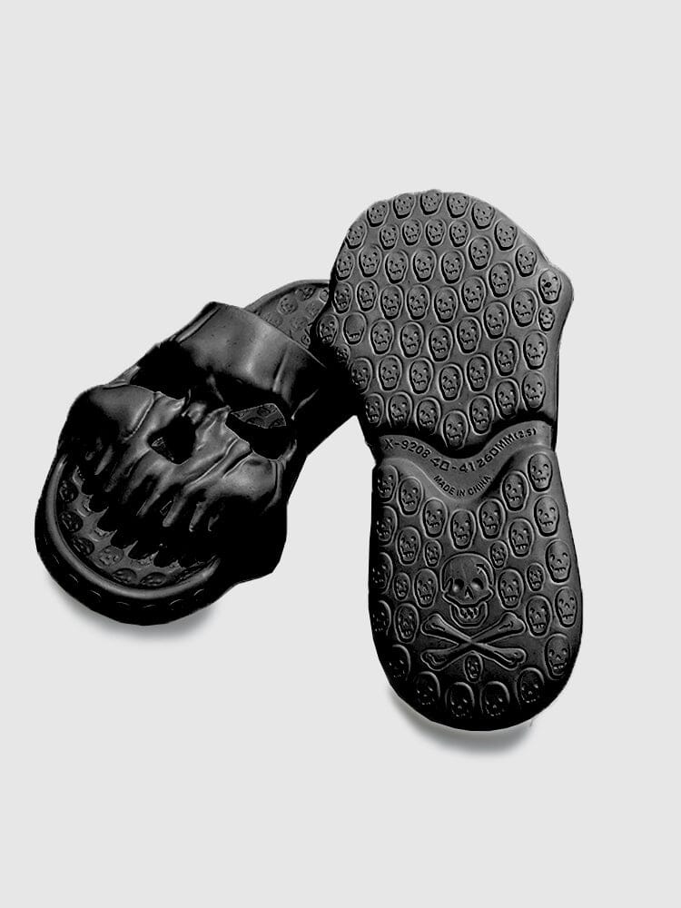 Cozy Skeleton Shaped Non-Slip Slippers Slippers coofandy Black S (US 4-5) 