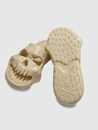 Cozy Skeleton Shaped Non-Slip Slippers Slippers coofandy Khaki S (US 4-5) 