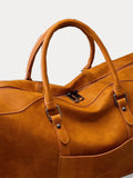 Durable Leather Duffle Bag Accessories coofandy 