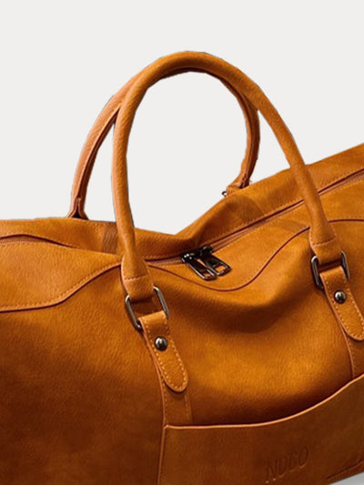 Durable Leather Duffle Bag Accessories coofandy 