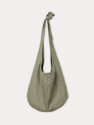 Durable Simple Canvas Shoulder Bag Accessories coofandy Grey Green One Size 