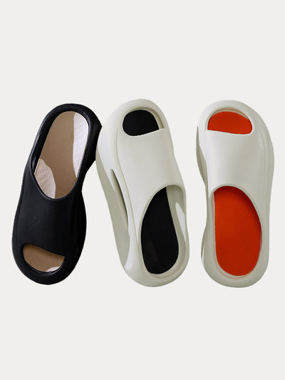Color Block Non-Slip Slippers
