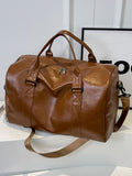 Large Capacity PU Leather Travel Bag