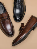 Top Grain Leather Horsebit Loafers