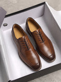 Vintage Leather Derby Shoes