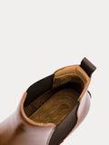 Retro Leather Chelsea Boots Slip-On Ankle Boots