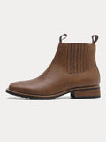 Vintage Embroidered Western Chelsea Boots