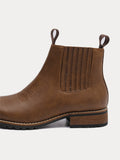 Vintage Embroidered Western Chelsea Boots