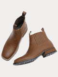 Vintage Embroidered Western Chelsea Boots