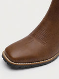 Vintage Embroidered Western Chelsea Boots